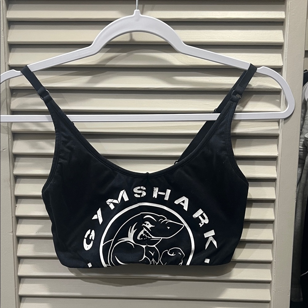 Gymshark Black and White Legacy Sports Bra